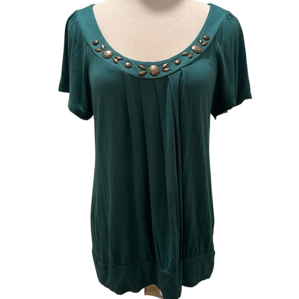 💚#2125 EUC  Access Green Top - Picture 2 of 6
